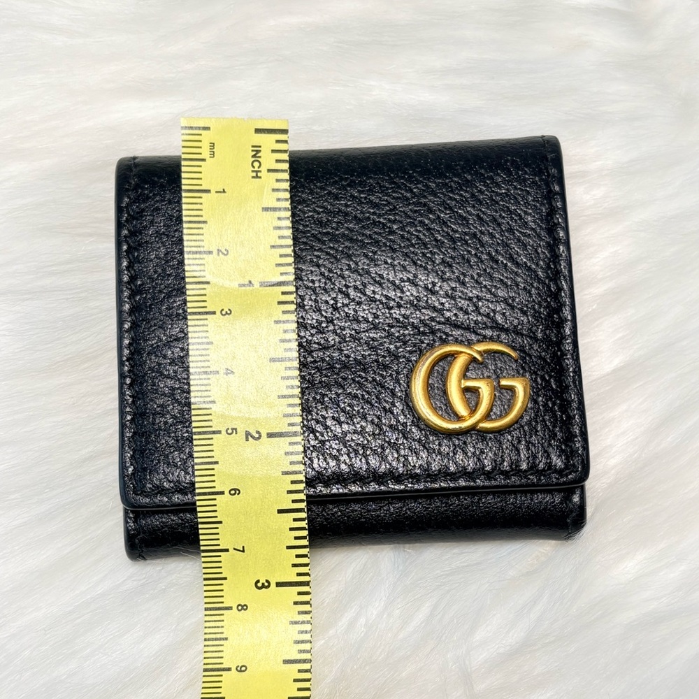 Gucci GG Marmont Black Leather Coin‎ Wallet - Picture 13 of 13